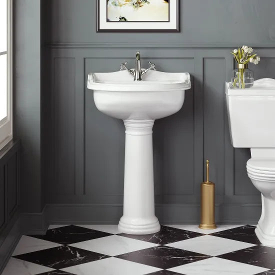 Bayswater Porchester 1 Tap Hole 600mm Ceramic Basin