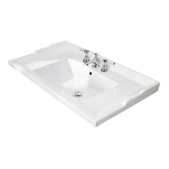 Bayswater 3 Tap Hole 800mm Traditional Basin