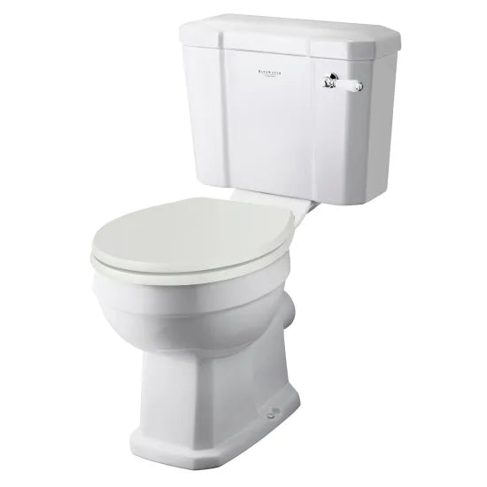 Bayswater Fitzroy Traditional Close Coupled Toilet With Wooden Seat