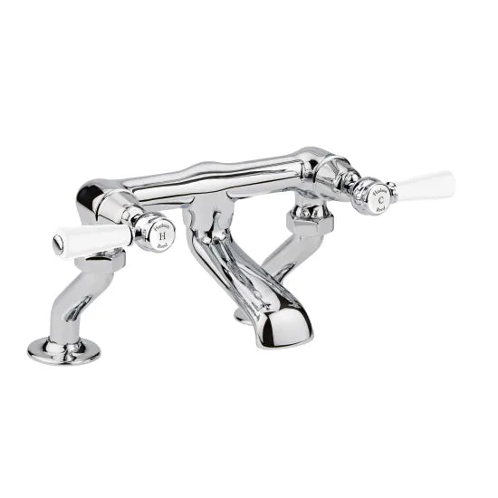 Old London Topaz Chrome Bath Filler With Lever Handle Deck Mounted