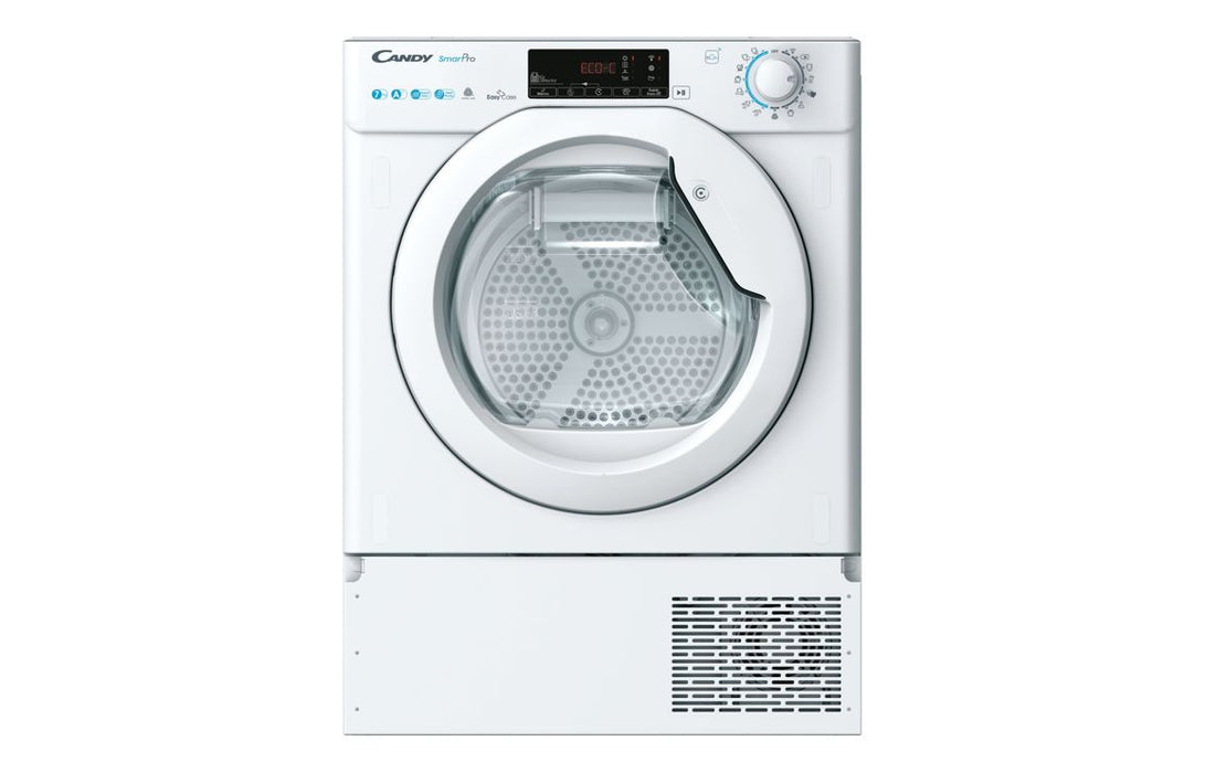 Candy BCTD H7A1TE-80 B/I 7kg Heat Pump Condenser Dryer - White
