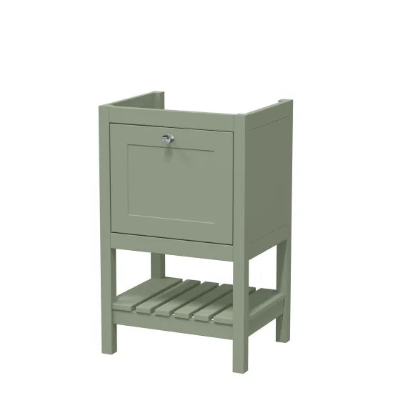 Old London Bexley 500mm Fern Green Floor Standing Vanity Unit