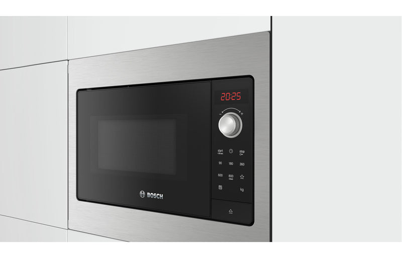 Bosch Series 2 BFL523MS3B B/I 800W Compact Microwave - Black