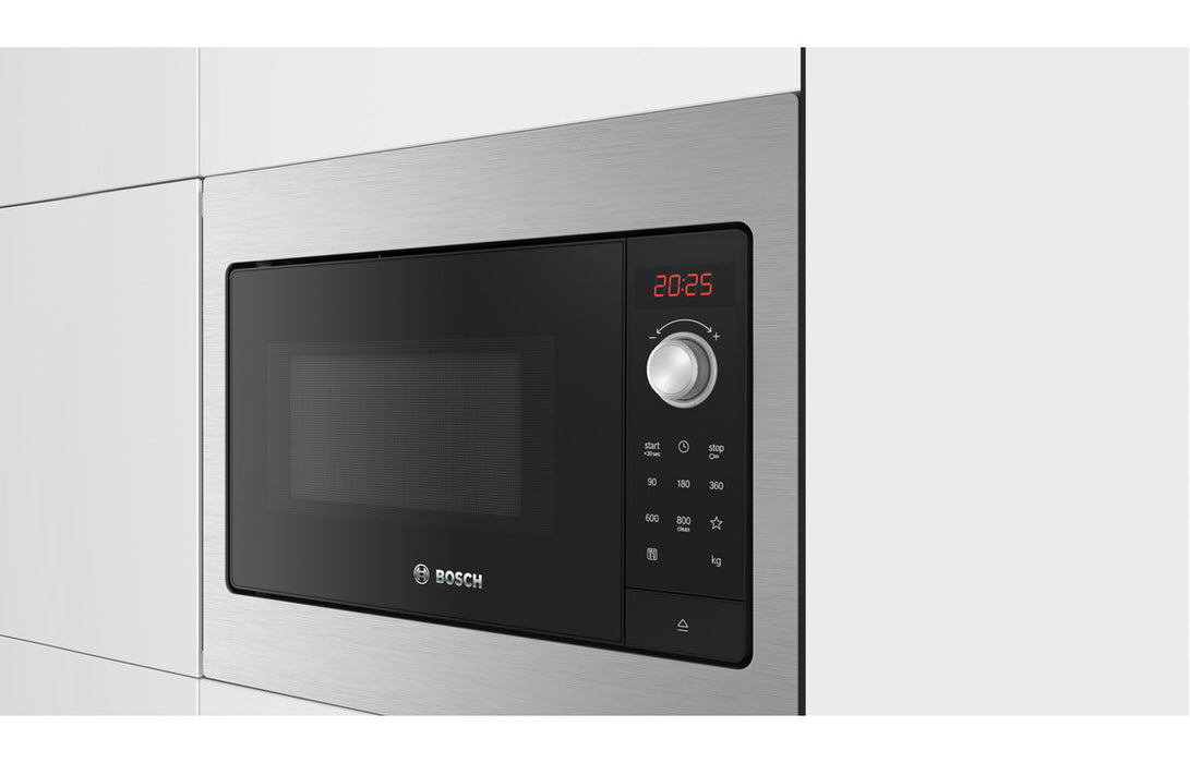 Bosch Series 2 BFL523MS3B B/I 800W Compact Microwave - Black