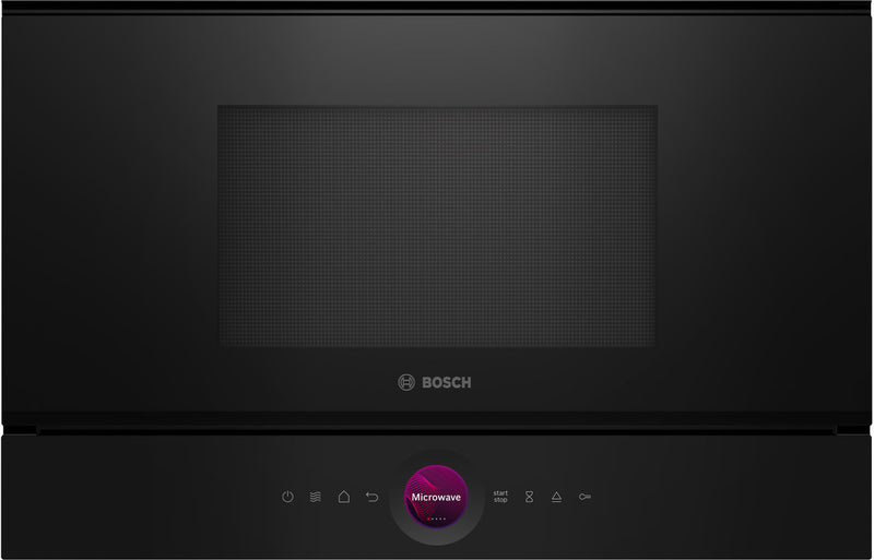 Bosch Series 8 BFL7221B1B B/I 900W Microwave - Black
