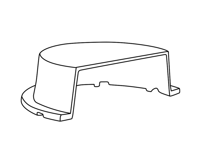Carron Dante Stove- Baffle Plate