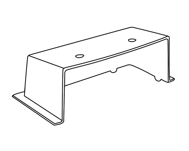 Carron 4.7kw Stove- Baffle Plate