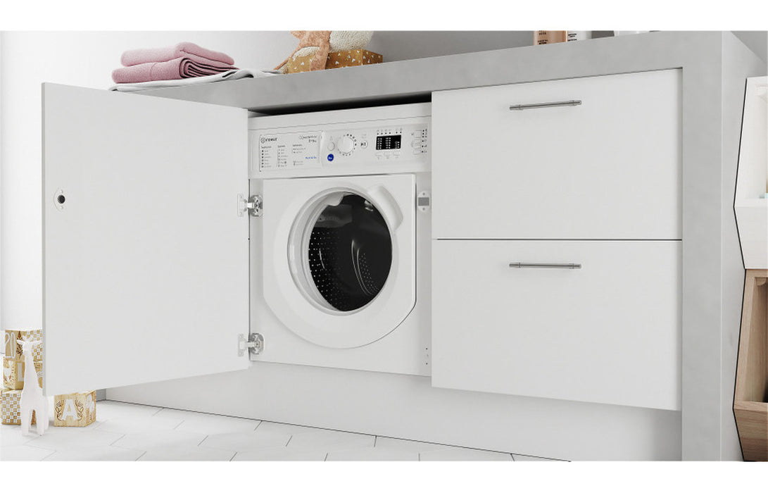 Indesit BI WDIL 861485 UK B/I 8/6kg 1400rpm Washer Dryer
