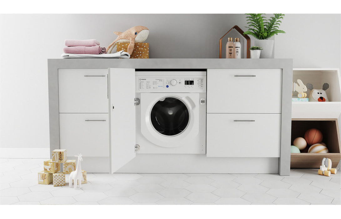 Indesit BI WDIL 861485 UK B/I 8/6kg 1400rpm Washer Dryer