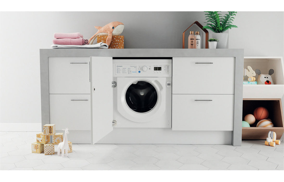 Indesit BI WMIL 81485 UK B/I 8kg 1400rpm Washing Machine