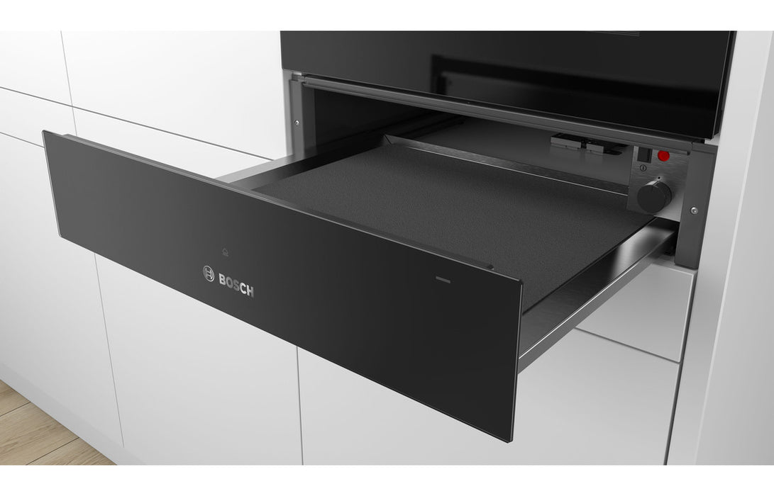 Bosch Series 6 BIC510NB0 14cm Warming Drawer - Black
