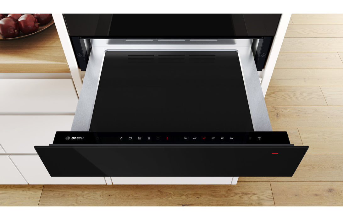 Bosch Series 8 BIC7101B1B 14cm Warming Drawer - Black