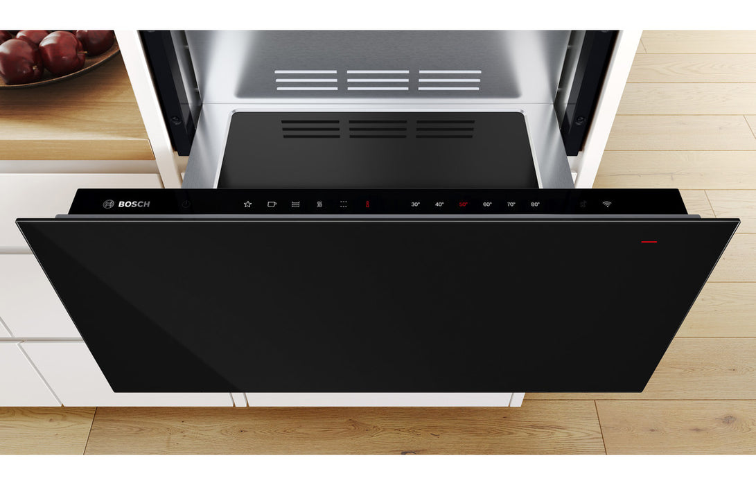 Bosch Series 8 BID7101B1B 29cm Warming Drawer - Black