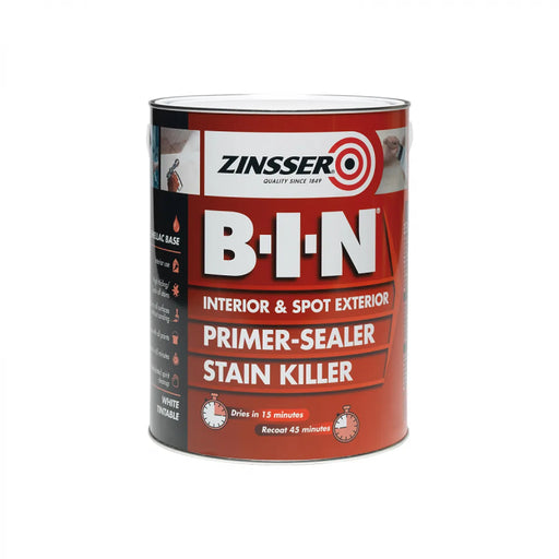 Zinsser BIN Primer Shellac Based Adhesion Primer & Stain Block