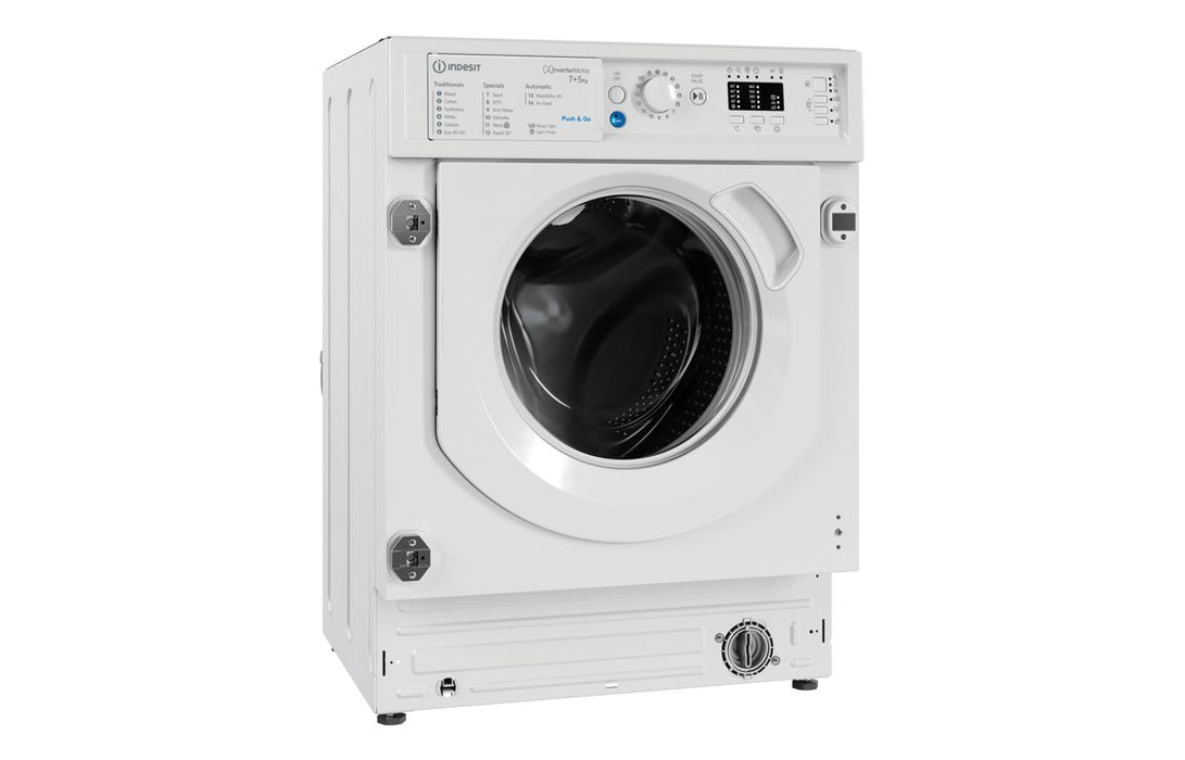 Indsit BI WDIL 75148 UK B/I 7/5kg 1400rpm Washer Dryer