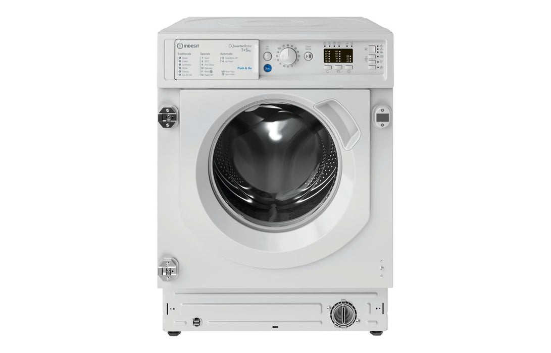 Indsit BI WDIL 75148 UK B/I 7/5kg 1400rpm Washer Dryer