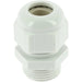 Plastic Cable Glands ISO/M 20 D 10-14 mm IP68 White - 10 Pack