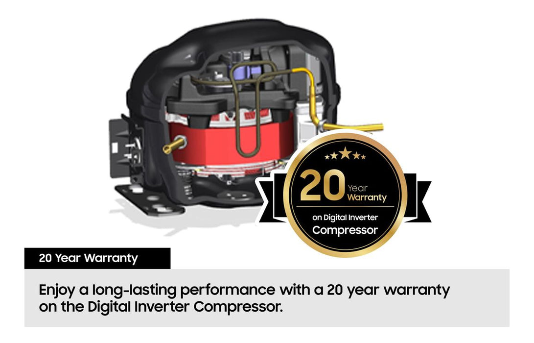 Samsung BRR29600EWW/EU B/I Tall Larder Fridge with SpaceMax™ Technology