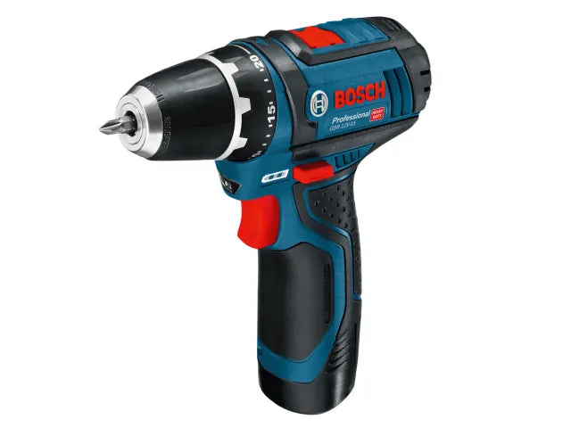 GSR 12V-15 Professional Drill Driver 12V 2 x 2.0Ah Li-ion