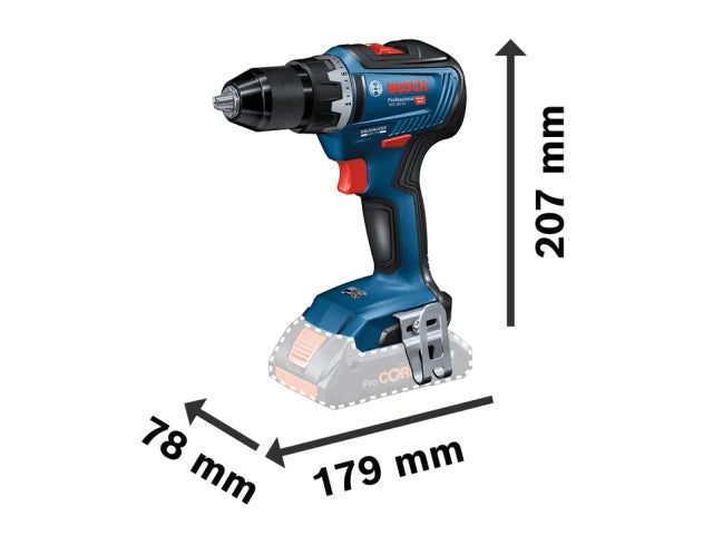 GSR 18V-55 Professional Drill Driver 18V 2 x 2.0Ah Li-ion