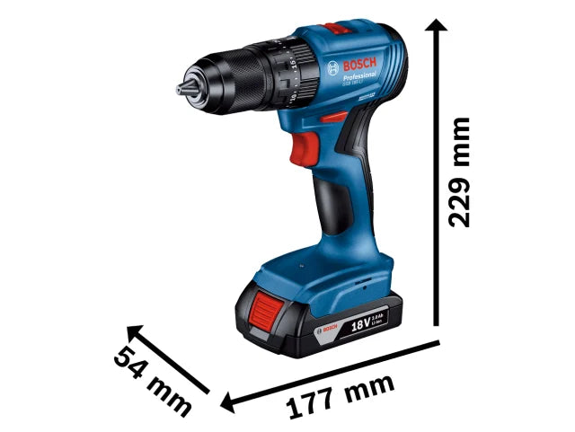 GSB 18V-45 Professional Combi Drill 18V 2 x 2.0Ah Li-ion