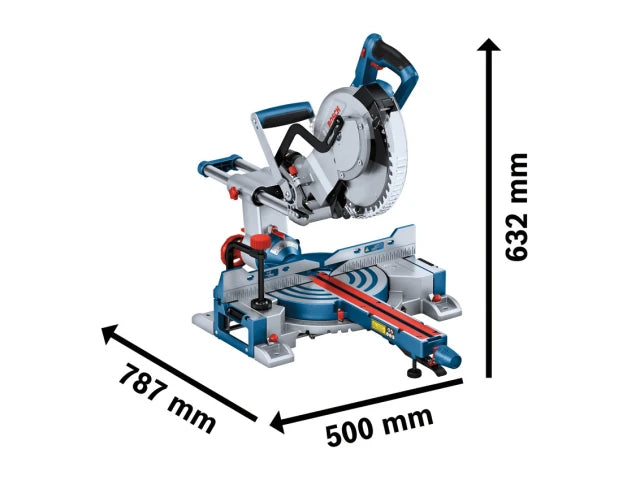 GCM 18V-254 D Professional BITURBO Mitre Saw 18V Bare Unit