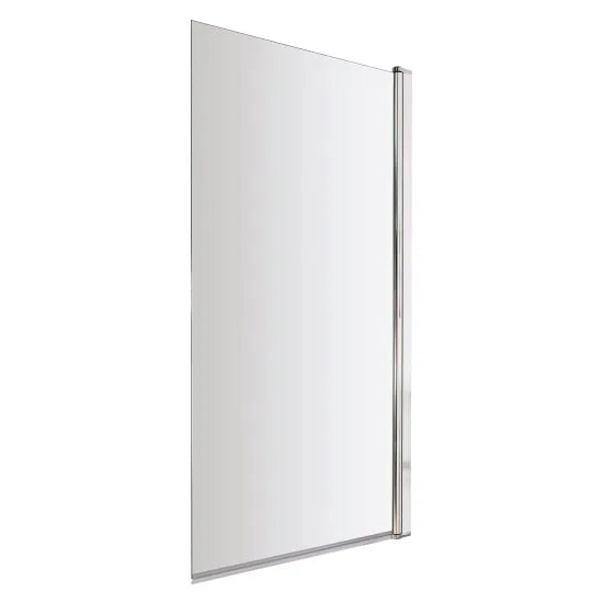 BC Designs 800mm Chrome Straight Bath Screen