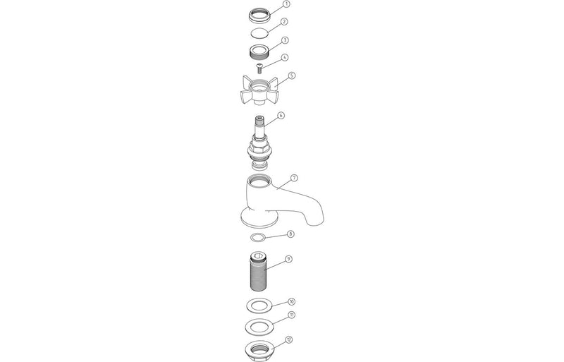 Bardoni Bath Taps - Chrome