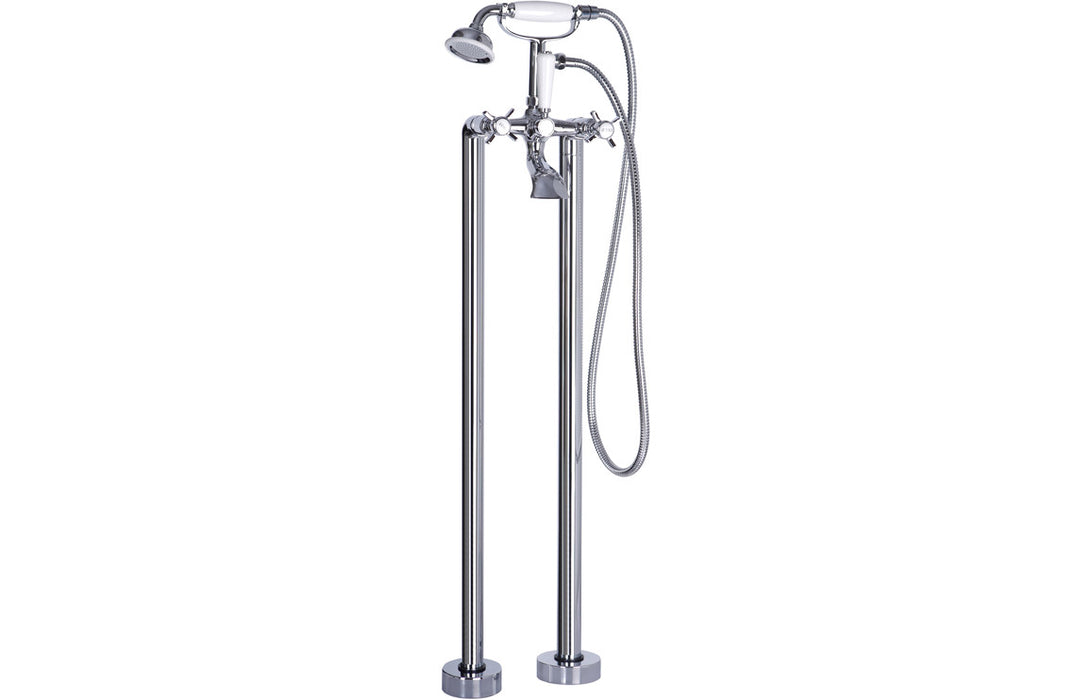 Bardoni Floor Standing Bath/Shower Mixer - Chrome