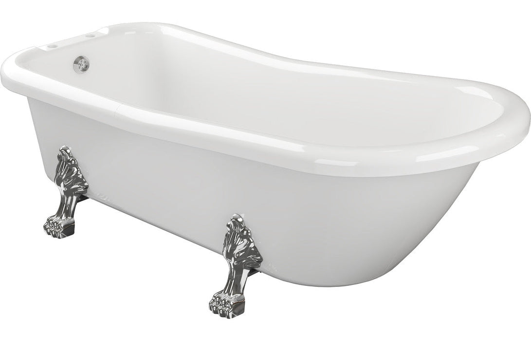 Bayfield Freestanding 1530x670x760mm 2TH Bath w/Feet