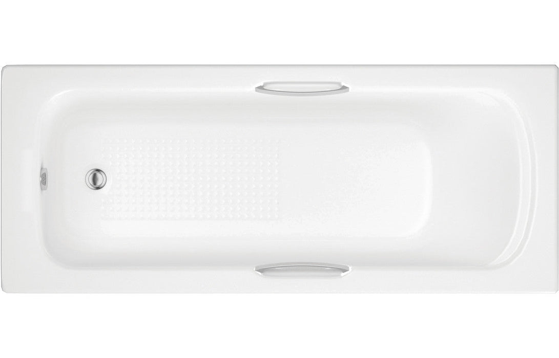 Belmont Bay Gripped SUPERCAST 1700x700x550mm 0TH Bath w/Legs