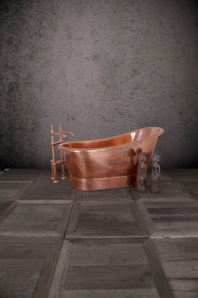 Hurlingham Bijou Copper Bath 1500x730 Freestanding Made To Order Bathtub