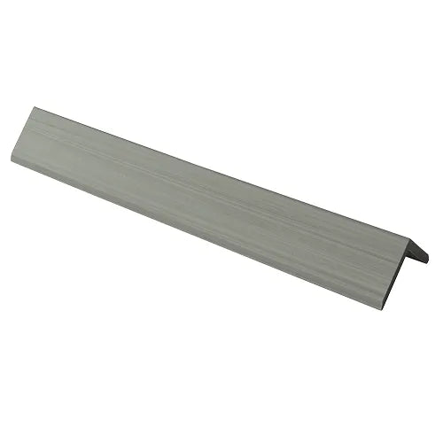 Bison Ash Grey Composite Batten Cladding L Corner (2.5m Length)