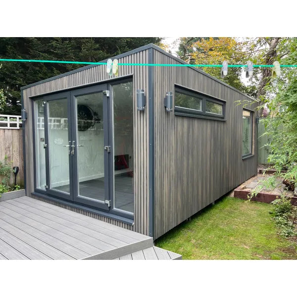 Bison Ash Grey Composite Batten Cladding Plank Lifestyle Image
