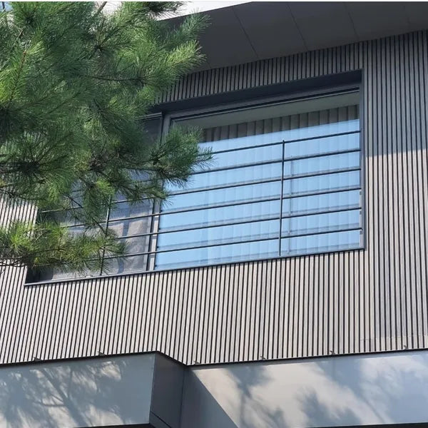 Bison Ash Grey Composite Batten Cladding Plank Lifestyle Picture