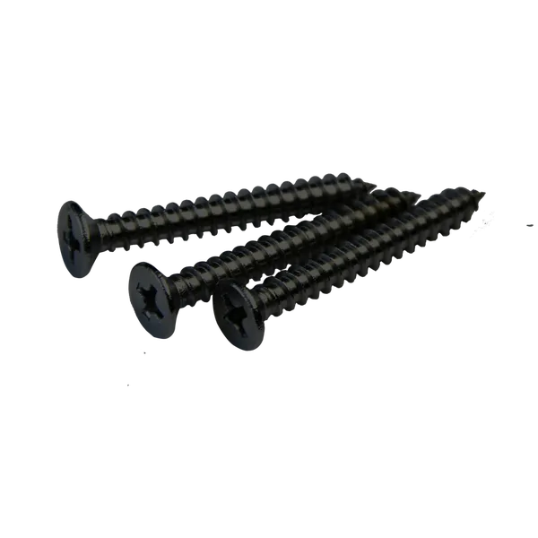 Bison Black Composite Batten Cladding Colour Screws (100)