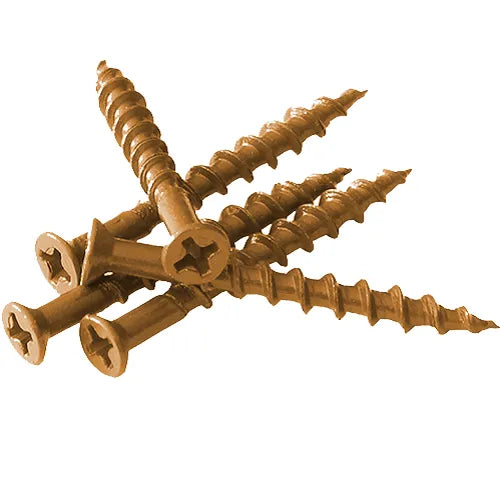 Bison Oak Composite Batten Cladding Colour Screws (100)