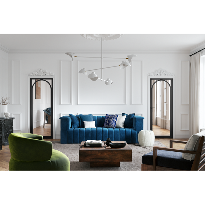 BLACK MELROSE CLEAR GLAZED