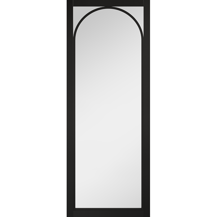 BLACK MELROSE CLEAR GLAZED