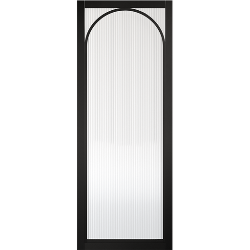 BLACK MELROSE REEDED GLAZED