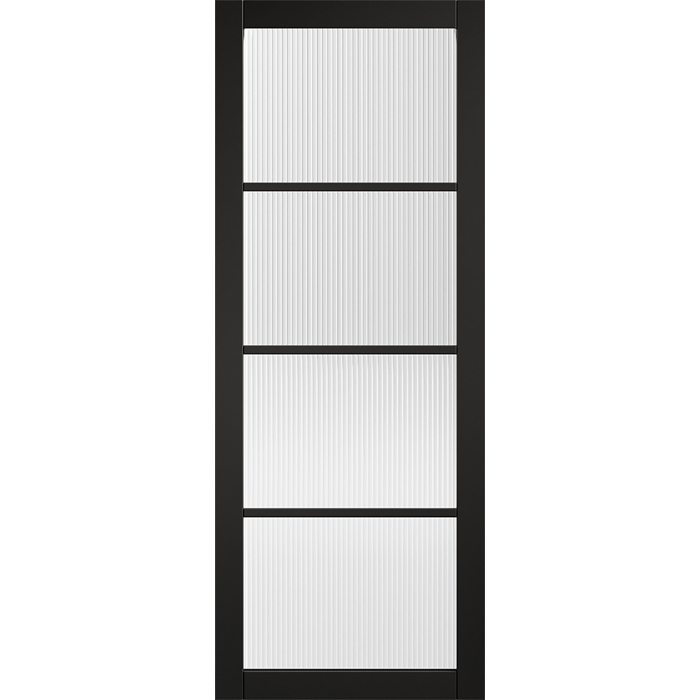 BLACK SOHO REEDED GLAZED