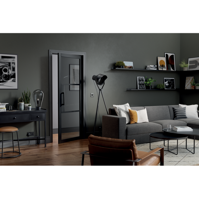 BLACK TRIBECA GLAZED 3L TINTED