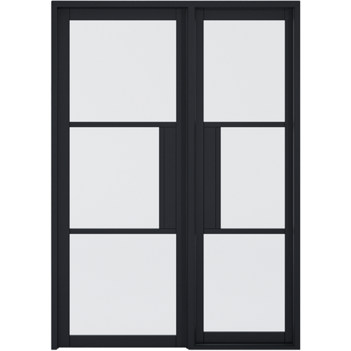 BLACK TRIBECA SIDELIGHT WITH LOCK BLOCK