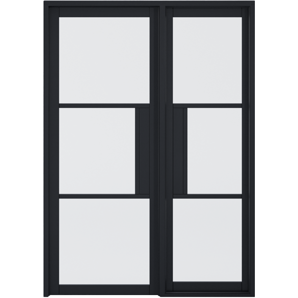 BLACK TRIBECA SIDELIGHT WITH LOCK BLOCK