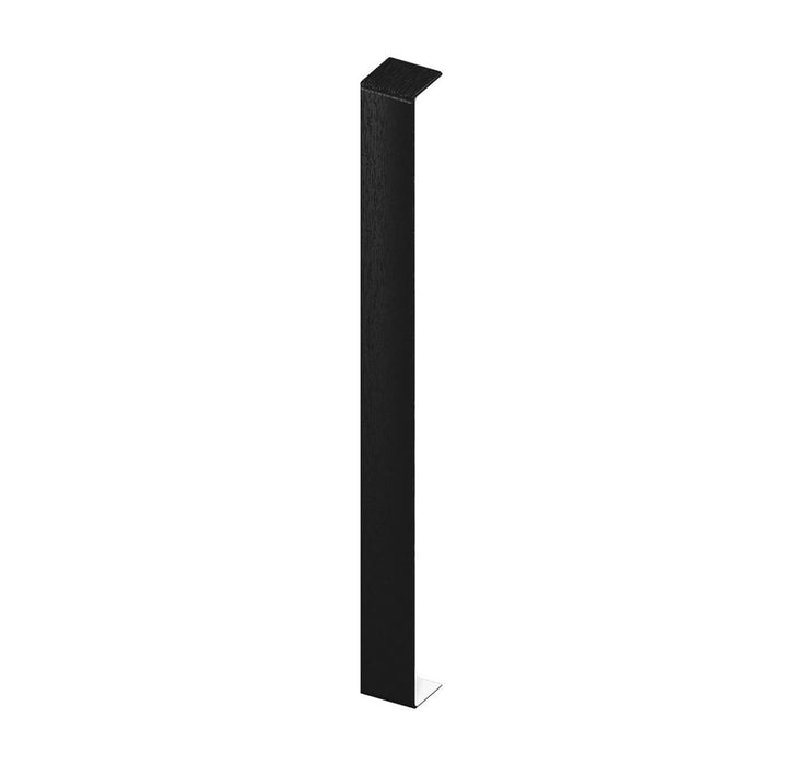 Black Ash Woodgrain Fascia Double Ended Joining Trim (450mm Length)