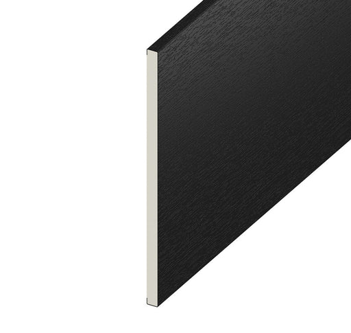 Black Ash Woodgrain Soffit Board (5m Length) 