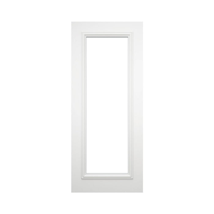 Deanta Blenheim White Primed Bevelled Glaze Door