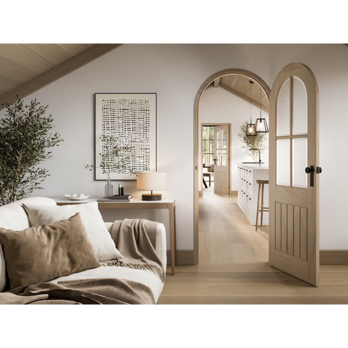 BLONDE OAK MEXICANO ARCHED GLAZED