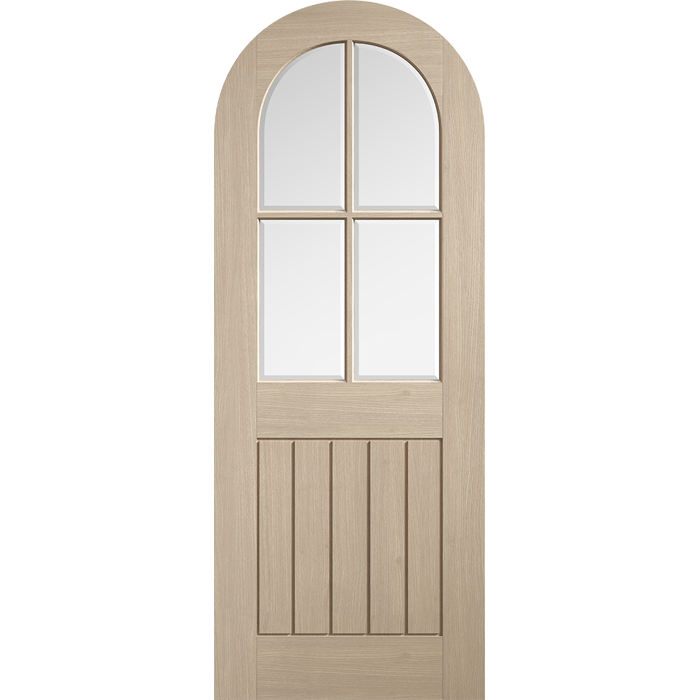 BLONDE OAK MEXICANO ARCHED GLAZED