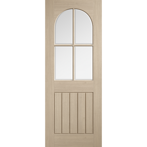 BLONDE OAK MEXICANO ARCHED SQUARE TOP GLAZED